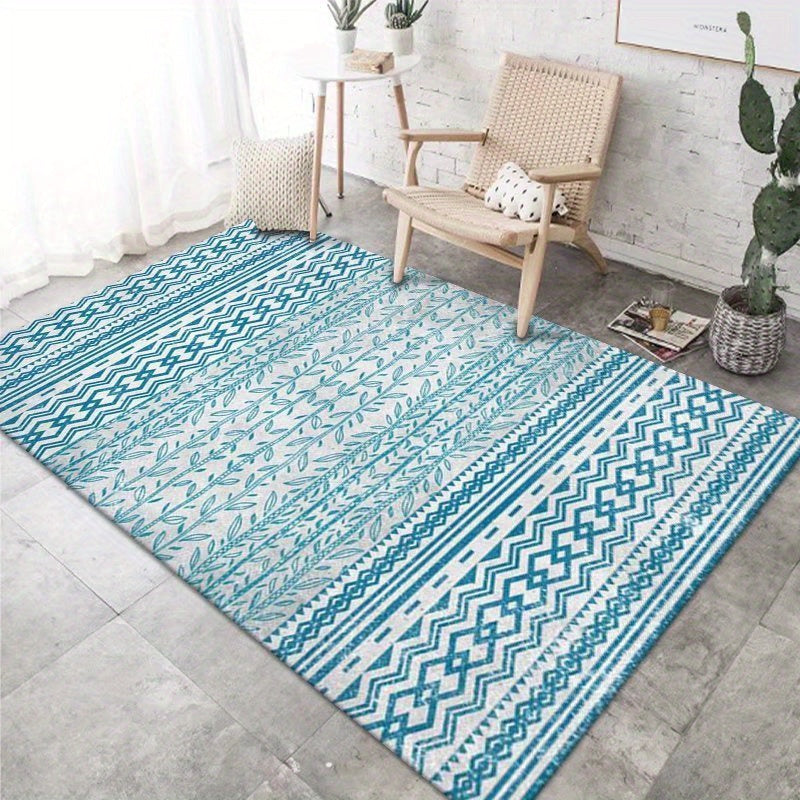 Moroccan Area Rug Soft & Anti Fatigue Machine Washable