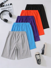 Boys Gym Workout Shorts Quick Dry Athletic Training Running Hiking Shorts