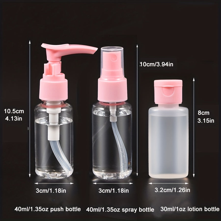 30-40ml Refillable Travel Lotion Pump Bottle for Toiletries
