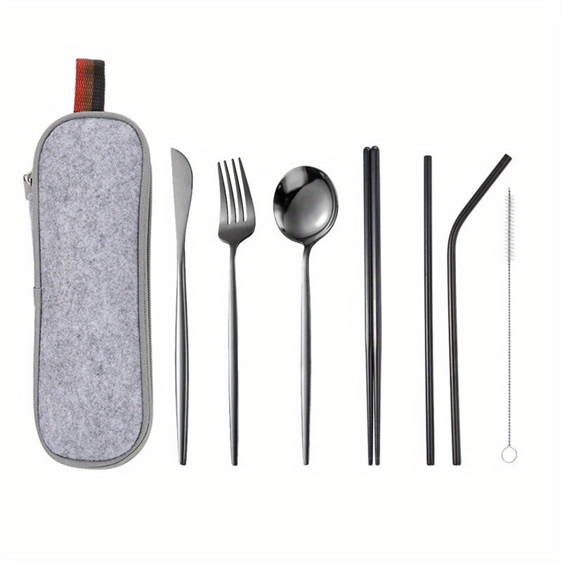 Stainless Steel Cutlery Set for Travel Camping