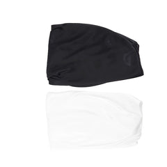 2pcs Silk Bandage Pirate Hat Wrapped Hat Turban Hat Khaki Silky Durag