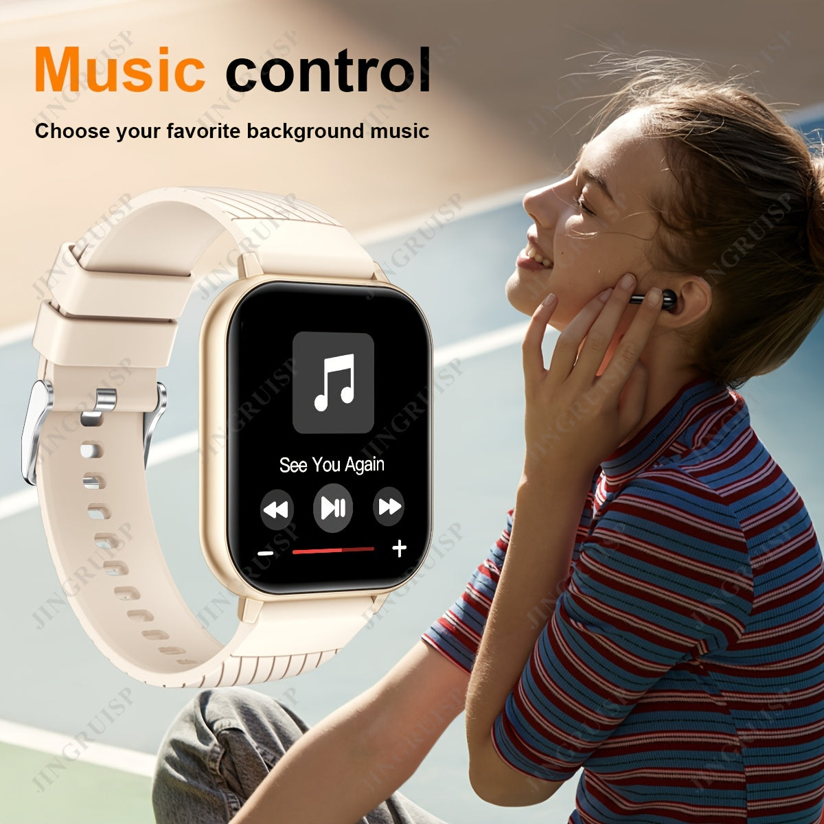 JINGRUISP Smartwatch 1.83" Full Touch Screen