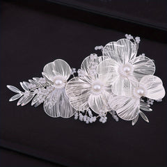 Floral Crystal Headband Girls Hair Accessories Birthday Wedding Headpiece