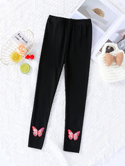 Girls' Butterfly Leggings, Cute and Colorful Print
