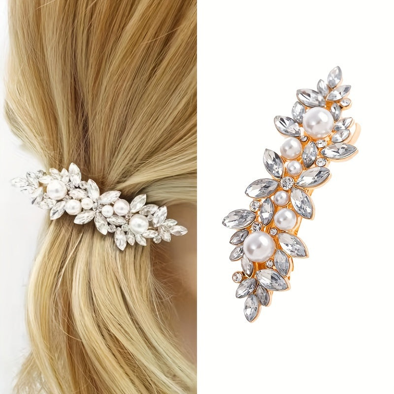 Small Rhinestone Hair Clip Headwear
