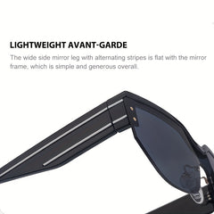 Men's UV Resistant Star Pattern Sunglasses with Box