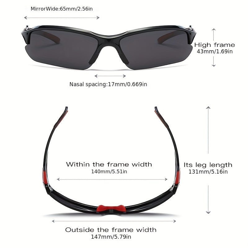 Men's Polarized Square Sunglasses UV Protection Plus Z