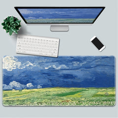 Artistic Painting Keyboard and Mouse Pad Set