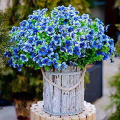 2pcs Outdoor Artificial Flowers for Garden Window Box Porch Home Decoration