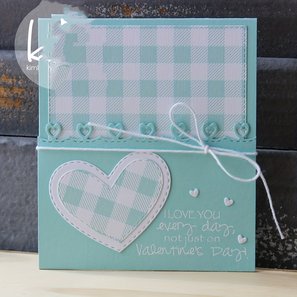 Mini Heart Edge Metal Cutting Dies for DIY Gift Package and Card Making