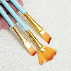 12pcs Painting Brush Nylon Brush Acrylic Paint Professional Painting Brush