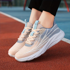 Breathable Lightweight Running Shoes for Women with Ombre Design