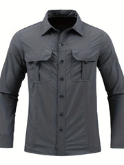 Men's Outdoor Long Sleeve Button Up Shirts