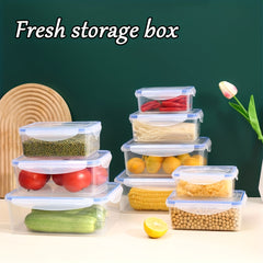 8pcs Storage Containers With Lids For Kitchen Grains Vegetables Fruits Snacks