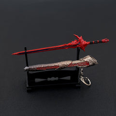 Mini Sword Pendant Keychain Toy with Sheath