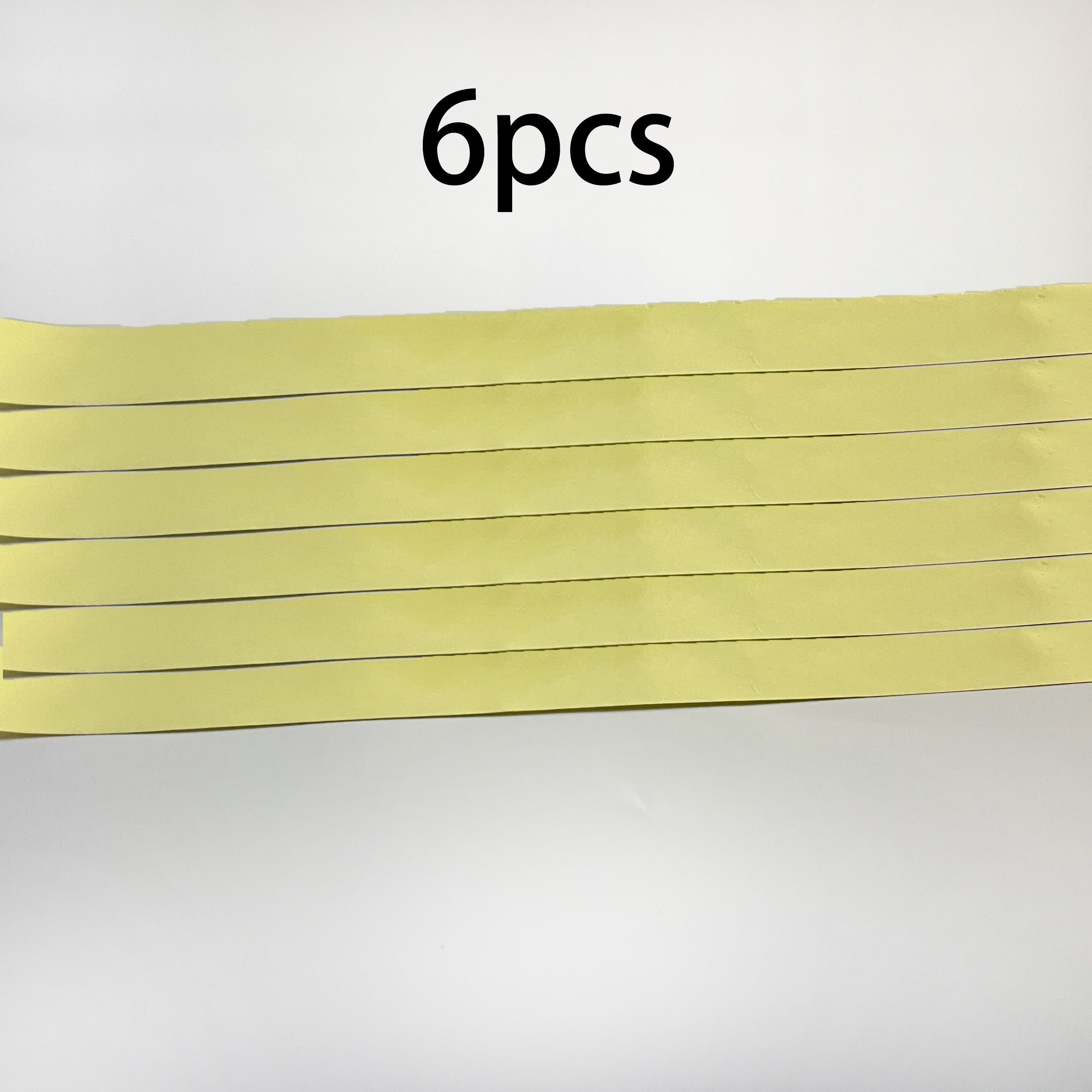 6pcs Padel Tennis Racket Protective Tape Transparent Racquet Frame