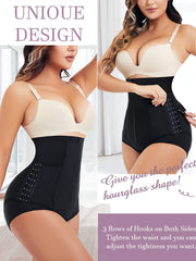 High Waist Zipper Panties Tummy Control Compression Shapewear