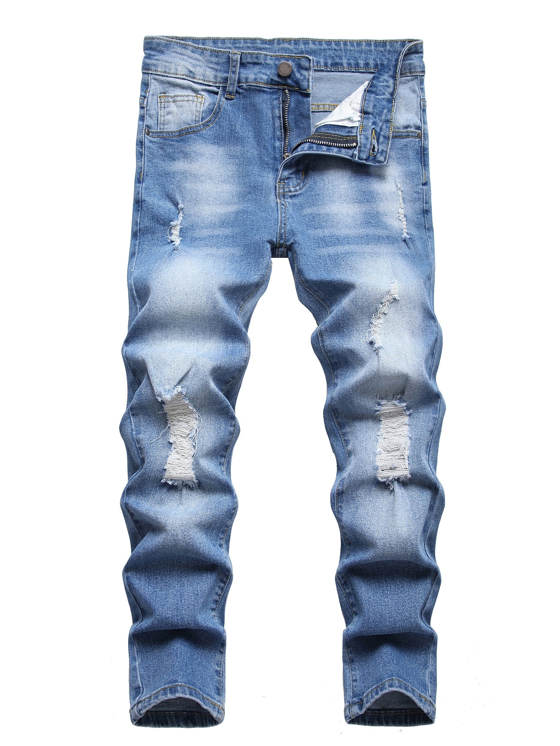 Boys Ripped Jeans Denim Pants Spring Autumn Kids Clothes
