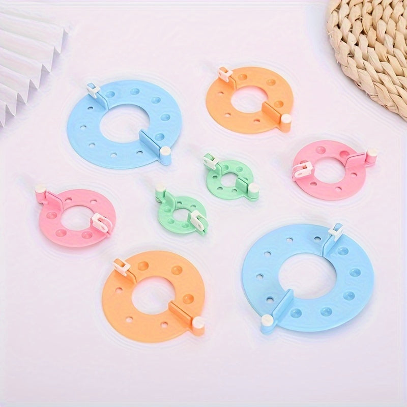 8pcs Pom Pom Knitting Tools Halloween Christmas For Mom Wife