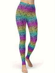 Leopard Print Yoga Pants Running Fitness Leggings
