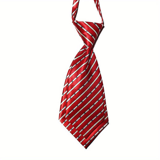 Kindergarten School Uniform Double Slice Ties Red Cloth Accessory Suit