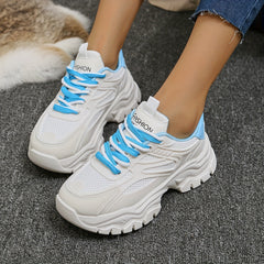 Platform Chunky Sneakers Height Increased Casual Dad Shoes