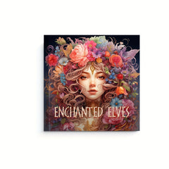 ENASUE Flower Fairies' Wonderland Coloring Book for Adults - 25 Pages