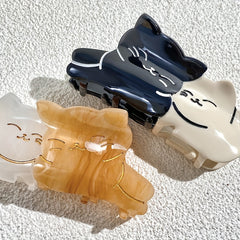 Colorful Cat Hair Claw Clip for Women Hair Accessories