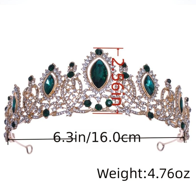Sparkly Crystal Tiaras Queen Crown for Women Bride Headband