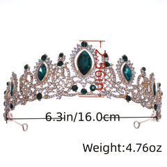 Sparkly Crystal Tiaras Queen Crown for Women Bride Headband