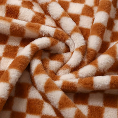 Rabbit Fur Soft DIY Quilt Single Set Fabric DIY Throw Pillow & Tablecloth