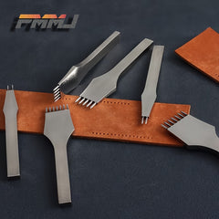 4pcs Stainless Steel Leather Craft Hole Punch Set