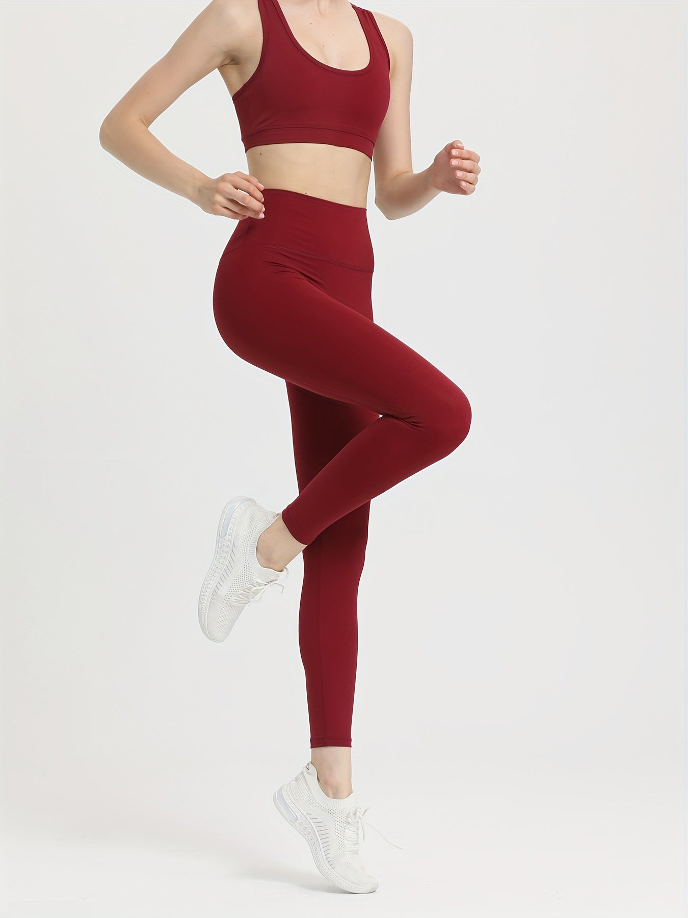 High Waist Seamless Yoga Pants Butt Lifting High Stretch Slimming Yoga Leggings