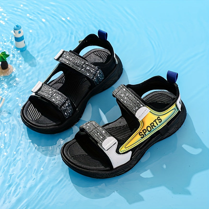 Boys Open Toe Sports Sandals Lightweight Non-slip Outdoor Sandals