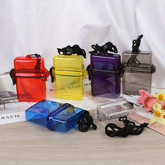 Transparent Storage Cigarette Case Waterproof Plastic