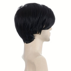 Short Hair Men's Wig Costume Wigs For Parties Handsome Dress Up