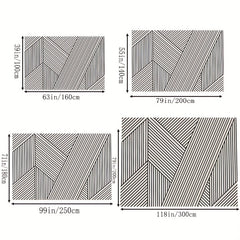 Large Moroccan Tribal Area Rug Soft Stain Resistant Anti Slip Non Shedding