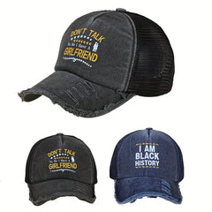 Vintage Washed Dad Hat Baseball Cap Adjustable Unisex Style Headwear