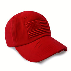 Old Fashioned 3D American Flag Baseball Cap