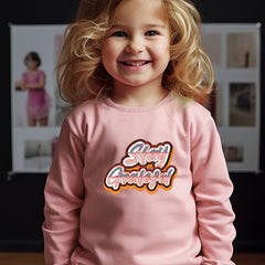 STAY GRATEFUL Graphic Crew Neck Long Sleeve Sweatshirt Pullover