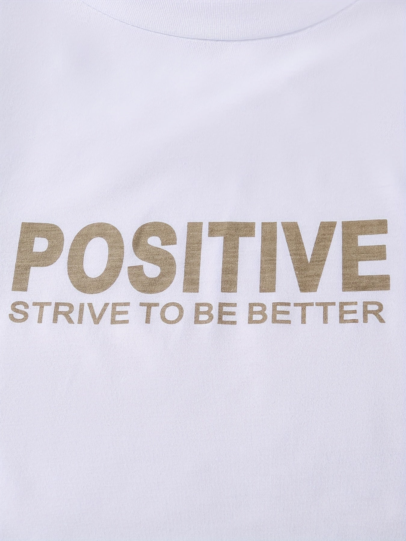 Boys Casual POSITIVE Graphic Print Tee&Shorts Set Summer Kids Clothing