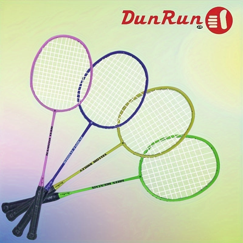 DUNRUN 1pc Full Carbon Badminton Racket with Overgrip