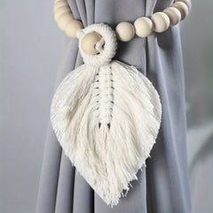 Bohemian Beaded Curtain Tieback for Home Office