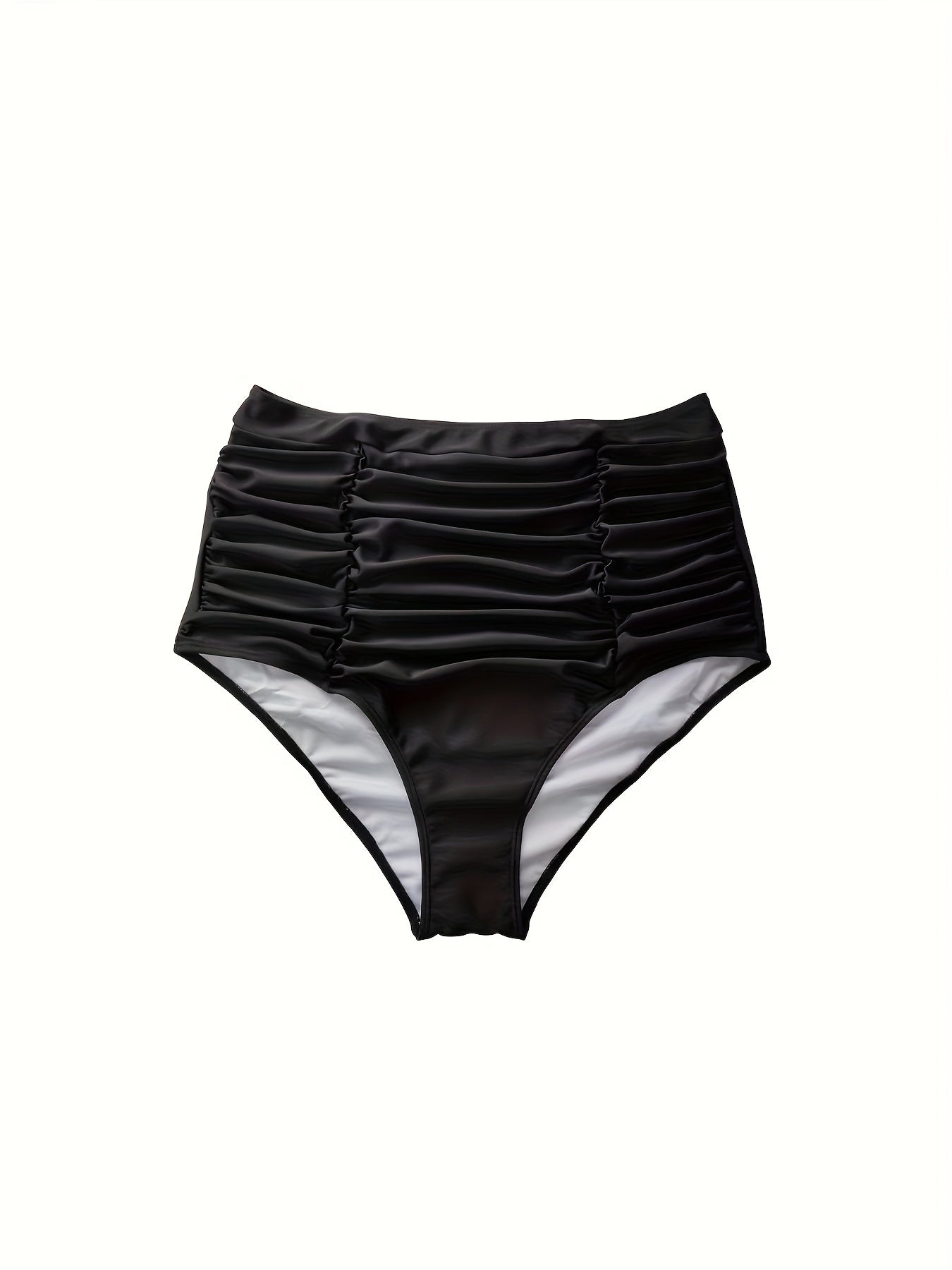 Ruched High Waist Swim Panty