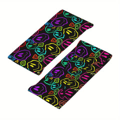 Neon Unisex Sports Headband Sweat Wicking Stretchy & Breathable Polyester