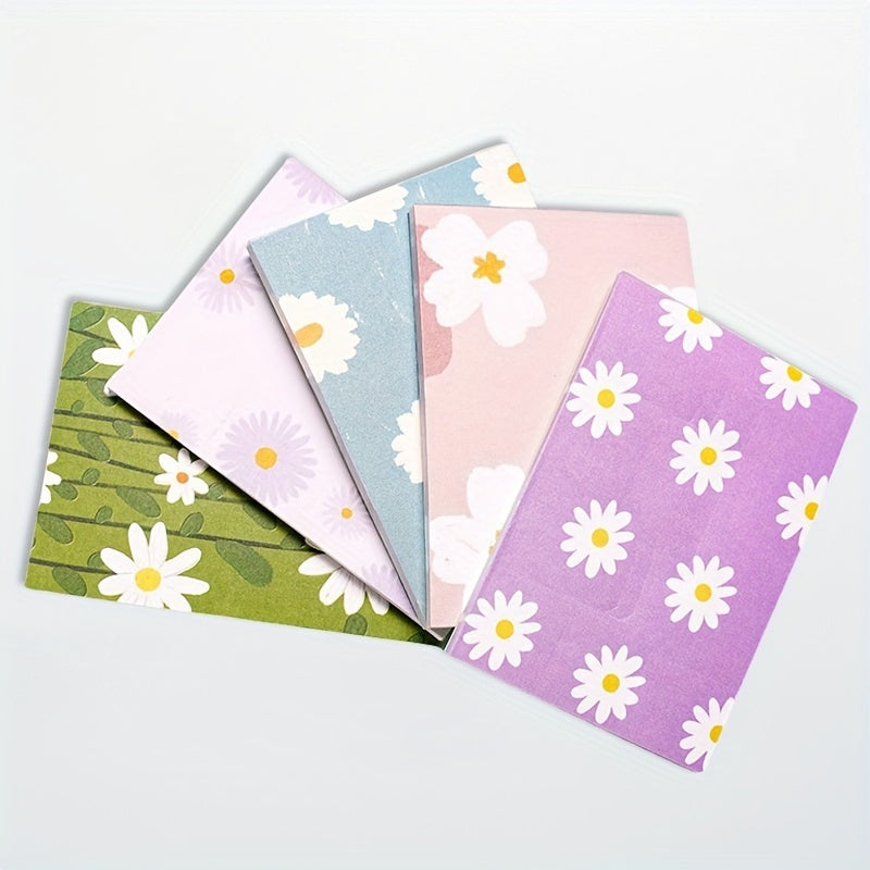 5pcs Mini Creative Notepads 30 Pages Each - 150 Pages in 5 Styles