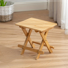 Bamboo Folding Shower Stool for Leg Shaving