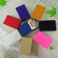 Creative Men's Plastic Flip Cigarette Case Soft and Hard Case Combo