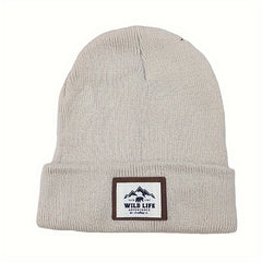 Retro Cotton Beanie Knit Hat Winter Ear Protection Warm Hat