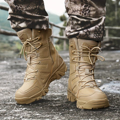 Men's Military Tactical Boots Wear-resistant Combat Boots For Outdoor Hiking